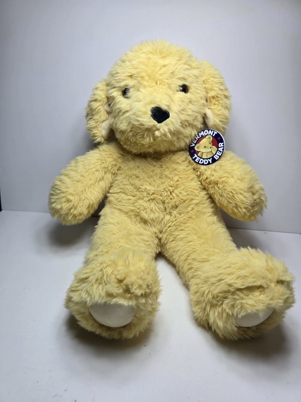 Vermont Teddy Bear 18" Oh So Soft Puppy Dog Plush Stuffed Animal Toy Gold-Brown